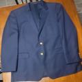 Ralph Lauren Suits & Blazers | Lauren Ralph Lauren Blazer Mens 42 Wool Navy Blue Jacket Gold Crest Buttons | Color: Blue | Size: 42r