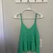 American Eagle Outfitters Tops | American Eagle || Green || Xs - Ruffle Tank Top | Color: Green | Size: Xs