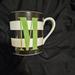 Kate Spade Dining | Kate Spade Lenox "M" Striped Mug | Color: Black/Green | Size: Os