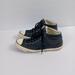 Converse Shoes | Converse All Star Mid Top Black Leather Sneakers Men's Sz 10.5 | Color: Black | Size: 10.5
