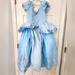 Disney Costumes | Girls Cinderella Princess Dress | Color: Blue/Silver | Size: M 8-10