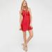 Free People Dresses | Free People Wherever You Go Crochet Mini Dress | Color: Red | Size: 0