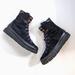 J. Crew Shoes | J.Crew Elsa Suede Lace Up Boot Size 8 | Color: Black/Purple | Size: 8