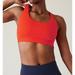 Athleta Intimates & Sleepwear | Athleta Xxs Women's Ultimate Ease Bra Sports Bra Racer Back A-C Cups Xxs Orange | Color: Orange | Size: Xxs