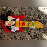 Disney Toys | Disney's Mickey Mouse Clubhouse Rock N Roll Guitar! Works Great! | Color: Red/Yellow | Size: One Size