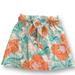 Lilly Pulitzer Skirts | Lilly Pulitzer Do The Wave Orange/Blue Seashell Starfish Silk Skirt Women's Sml | Color: Blue/Orange | Size: S