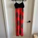 Anthropologie Dresses | Anthropologie Dress - Floor Length - Removable Straps | Color: Black/Pink | Size: S