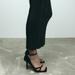 Zara Shoes | Heeled Velvet Sandals | Color: Black | Size: 8