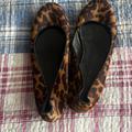 J. Crew Shoes | J Crew Jcrew Calf Hair Leopard Print Shoes Loafers Slip Ons Flats Sz 9 Size 9 | Color: Brown | Size: 9