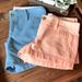 Lilly Pulitzer Shorts | Lilly Pulitzer Bundle Of Two Blue & Peach Shorts. Size 2 | Color: Blue | Size: 2