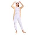 Funivals Unisex Animals Costume Adult，Plush Hooded Animals Onesie Homewear Adults，Halloween Christmas Jumpsuit Women & Men (Squirrel, Adult S)