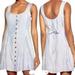 American Eagle Outfitters Dresses | American Eagle Mini Tank Dress Blue And White Stripe Button Front Xs | Color: Blue/White | Size: Xs