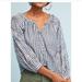 Anthropologie Tops | Anthropologies Akemi + Kin Presley Gingham Check Eyelet Top. Women’s Medium | Color: Blue/White | Size: M