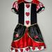 Disney Costumes | Disney Alice In Wonderland Queen Of Hearts 3 Piece Costume Girl's Medium 8-10 | Color: Black/Red | Size: Osbb