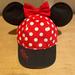 Disney Other | Disney’s Minnie Mouse Cap! | Color: Black/Red | Size: Os