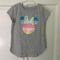 Disney Shirts & Tops | Disney Girls Minnie Mouse Short Sleeve Tee. Girls Size 7 | Color: Gray | Size: 7g