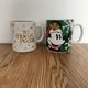 Disney Dining | Disney Hocus Pocus & Mickey Mouse Christmas Coffee Mugs 2 | Color: Gold/Green | Size: Os