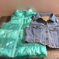 Levi's Jackets & Coats | Girls 2 Vest Size 4-5 Levi & Faded Glory | Color: Blue/Green | Size: 4g