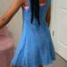 Zara Dresses | Girls Zara Textured Dress | Color: Blue | Size: 8g