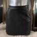 Zara Skirts | 616.Zara Faux Leather Mini Skirt | Color: Black | Size: M