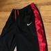 Nike Bottoms | Black/Red Nike Boys Athletic Track Pants (L) | Color: Black/Red | Size: Lb