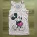 Disney Tops | Disney Parks Mickey Mouse Burnout Light Pink Tank Top | Color: Pink | Size: S