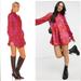 Free People Dresses | Free People Aries Mini Dress | Color: Pink/Red | Size: M