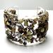 J. Crew Jewelry | J Crew Acrylic & Crystal Cuff Cuff W Dust Bag | Color: White | Size: Os