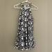 Free People Dresses | Free People Halter Tank Sleeveless Dress Size Xs | Color: Black/White | Size: Xs