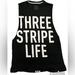 Adidas Tops | Adidas Ultimate 2.0 Three Stipe Life Muscle Tank Size Large | Color: Black/White | Size: L