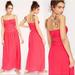 Free People Dresses | Free People Santorini Hibiscus Shoulder Maxi Dress Size 0 | Color: Pink | Size: 0