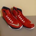 Nike Shoes | Nike - Zoom Devosion Red/Navy/White/Metallic Men's Basketball Shoes Size | Color: Red/Silver | Size: 12