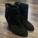 Jessica Simpson Shoes | Jessica Simpson Black Suede Leather Ankle Boots | Color: Black | Size: 8.5