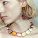 Zara Jewelry | Colorful Jewel Choker Necklace | Color: Gold/Purple | Size: Os