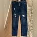 Free People Jeans | Free People Stretch Denim Jeans Size 31 With Frayed Hem. Used Without Tags. | Color: Blue | Size: 31