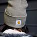 Carhartt Accessories | - New Stock Carhartt Grey Hat Cap Beanie | Color: Gray/White | Size: Os