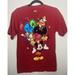 Disney Tops | Disney "Walt Disney World 2012" Mickey Mouse/Goofy T-Shirt Parks Small (34-36) | Color: Black/Red | Size: S