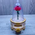 Disney Accents | Disney Beauty & The Beast Live Action Enchanted Rose Jewelry Box Toy Music Box | Color: Gold/Red | Size: Os