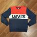 Levi's Shirts & Tops | Levi's Red/White/Blue Long Sleeve Color Block Spell Out Logo Boys Xl 13-15 Years | Color: Blue/Red | Size: Xlb