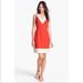 Kate Spade Dresses | Kate Spade New York Red Ivory Linen James Dress Red/Cream Size 10 | Color: Cream/Red | Size: 10