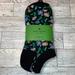 Kate Spade Accessories | Kate Spade No Show Socks Sz 4-10 (3 Pairs) Floral Print Butterfly Print | Color: Black/Pink | Size: 4-10 Shoe Size