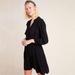 Anthropologie Dresses | Amadi Anthropologie Black Rossie Ruffle Tunic Dress Size Medium | Color: Black | Size: M