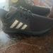 Adidas Shoes | Black Adidas Kids Size 5 Or Woman’s Size 6 1/2 | Color: Black/Silver | Size: 6.5
