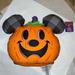 Disney Accents | Disney Throw Pillow - Mickey Halloween Jack O'lantern | Color: Black/Orange | Size: Os