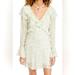 Free People Dresses | Free People Sweetest Thing Ruffle Mini Dress | Color: Green/White | Size: 10