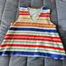 Anthropologie Tops | Anthropologie Postage Stamp Flowy Striped Tank Top Sz L | Color: Blue/White | Size: L