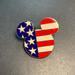 Disney Other | Disney United States Of America Mickey Mouse With Stars And Stripes Pin | Color: Blue/Red | Size: Os