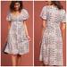 Anthropologie Dresses | Anthropologie Praslin Printed Button Down Dress 6 | Color: Blue/White | Size: 6