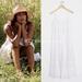 Anthropologie Dresses | Anthropologie Lace Tiered Midi Dress V-Neck White Size M Nwt | Color: White | Size: M