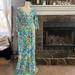 Lilly Pulitzer Dresses | Euc Lilly Pulitzer Maxi Dress | Color: Blue/Green | Size: L